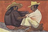 Pareja Indigena by Diego Rivera
